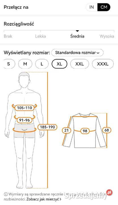 Koszulka termoaktywna ESDY XL czarny mazowieckie Ząbki sprzedam