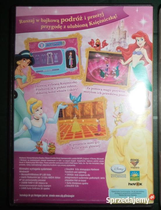 gra Disney Księżniczka Bajkowa podróż PC DVD BOX Rzeszów sprzedam