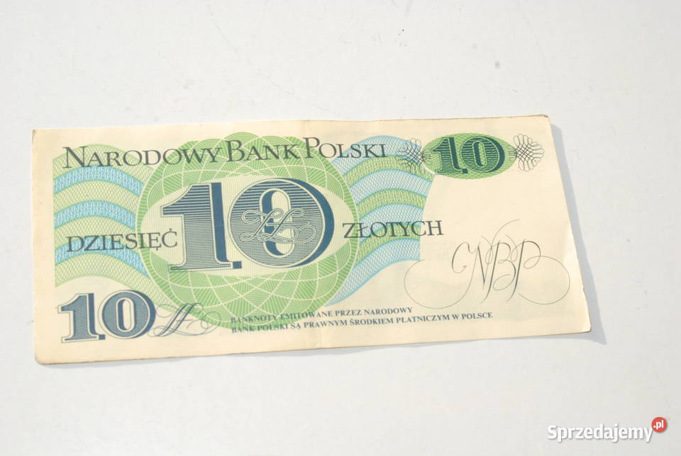 Stary banknot 10 złotych Józef Bem 1982 antyk Cieszyn