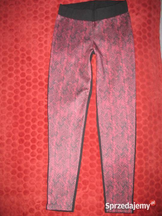 Spodnie legginsy 38 M biodra 92 102 Inny wzór Siedlce