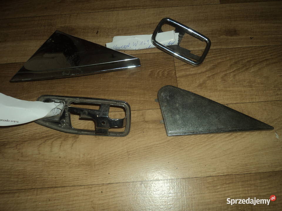 Mercedes W 123 osłony klamek lusterek Wyposażenie wnętrza Nowy Sącz sprzedam