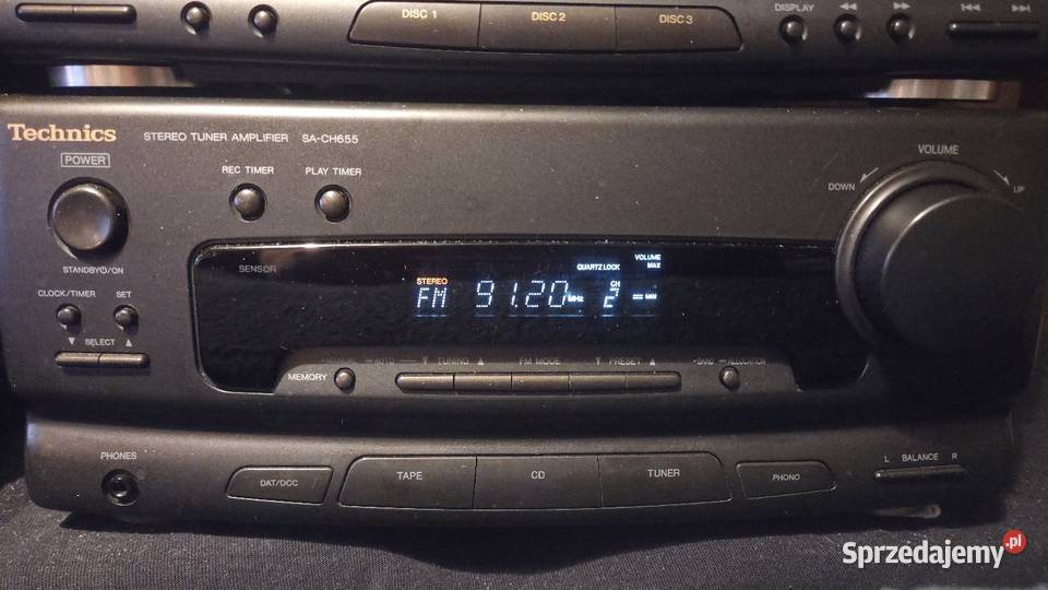 Mini wieża Technics SECH655 100 sprawna Wieże i miniwieże śląskie Sosnowiec