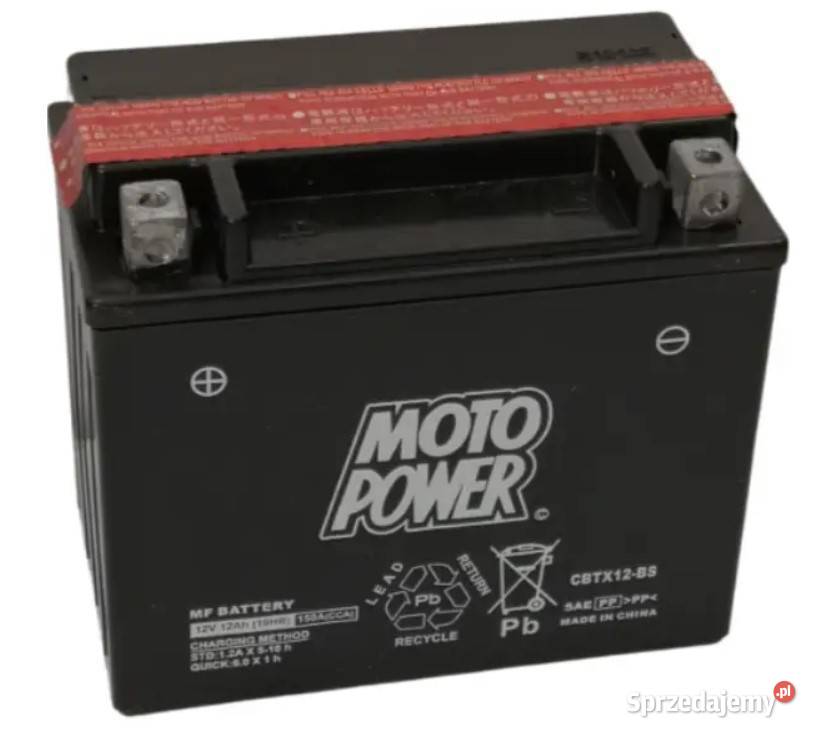 Akumulator motocyklowy MotoPower CBTX12BS Wrocław