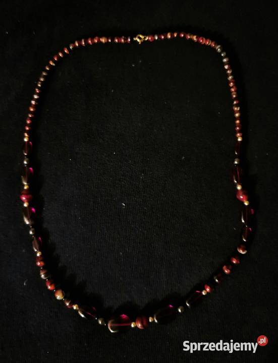 Naszyjnik z kamieni półszlachetnycb na szczęście Ozdoby Katowice