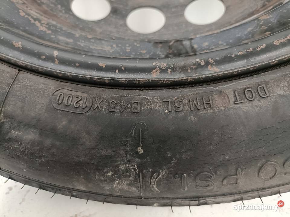 KOŁO DOJAZDOWE 12580 R17 9209872 5x108 Chełm