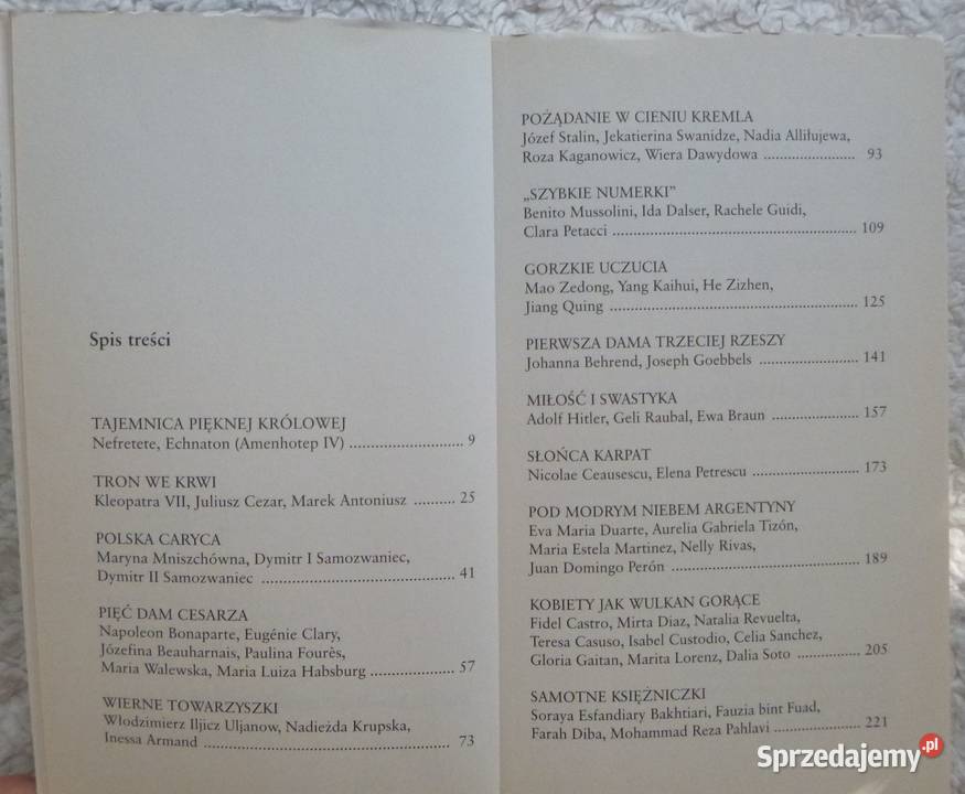 Dyktatorzy i ich kobiety Przemysław Słowiński biografie, wspomnienia mazowieckie Warszawa