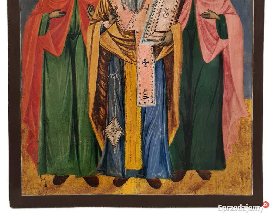 Ikona Święci Julian Marcjan i Menas 0318 Warszawa sprzedam