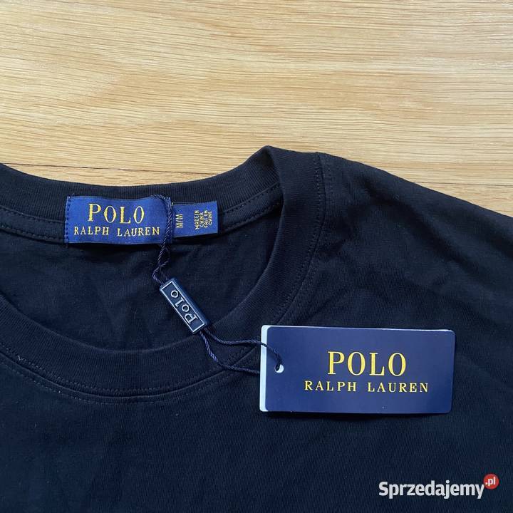 Czarna koszulka Polo Ralph Lauren pomorskie Gdańsk