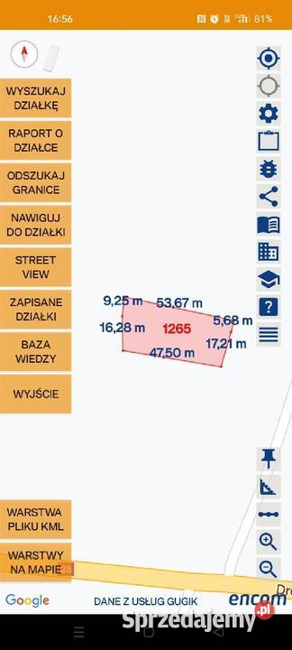 Działka z możliwością zabudowy 100zł/m2
