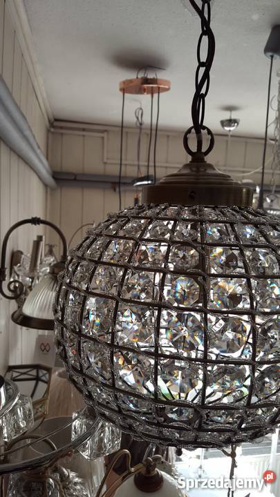lampa wisząca Tanaro kryształowa kula Wodzisław Śląski