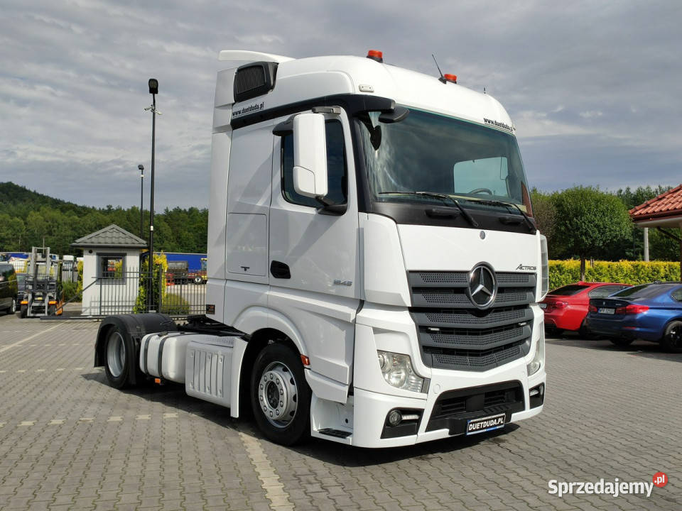 Mercedes ACTROS 1845 Euro 6 Low Deck Mega serwisowany w ASO Widełki