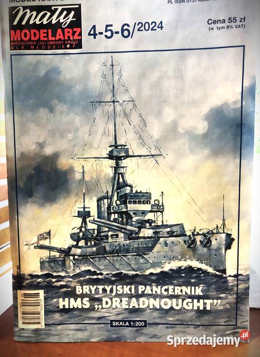 Brytyjski Pancernik HMS Dreadnought 1200 Mały Myślachowice