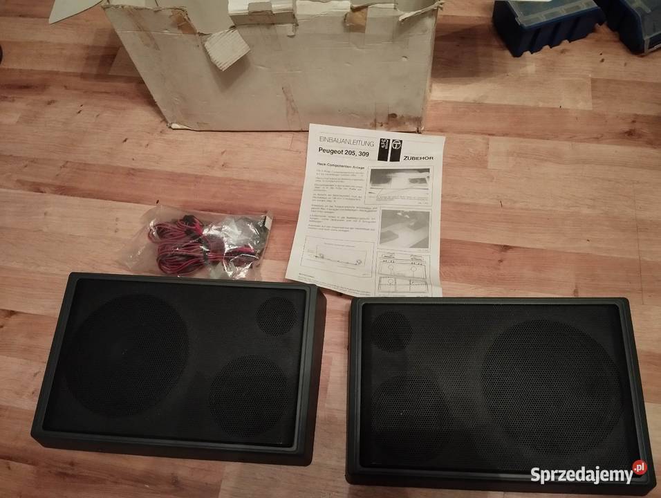 Oryginalne nowe głośniki do peugeot 205309 Poznań