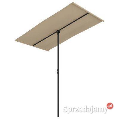Parasol ogrodowy na aluminiowym słupku 180x110 Warszawa