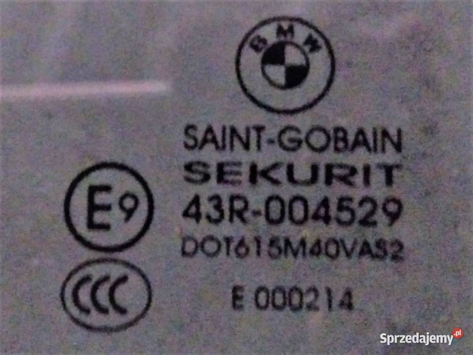 Szyba boczna drzwi prawa BMW X5 E70 przednia i Białystok