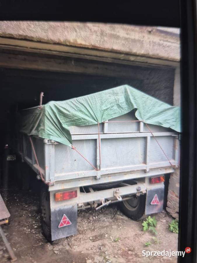 Przyczepa piławka przerobiona stan 6 ton dolnośląskie Ząbkowice Śląskie