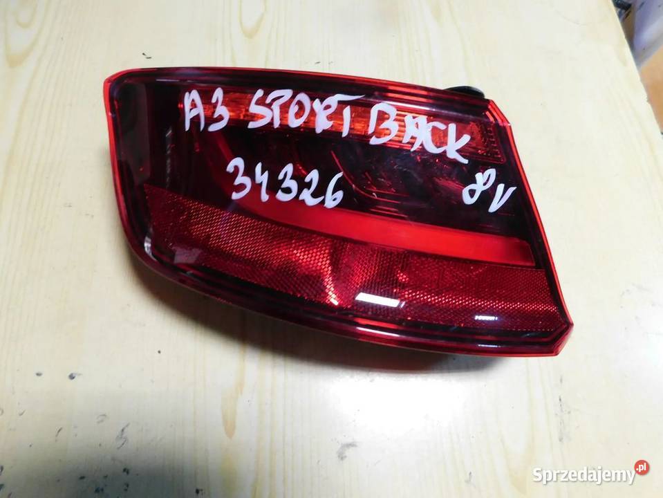 audi A3 sport back 8V lampa lewa 34326 WYSYŁKA osobowe Żory