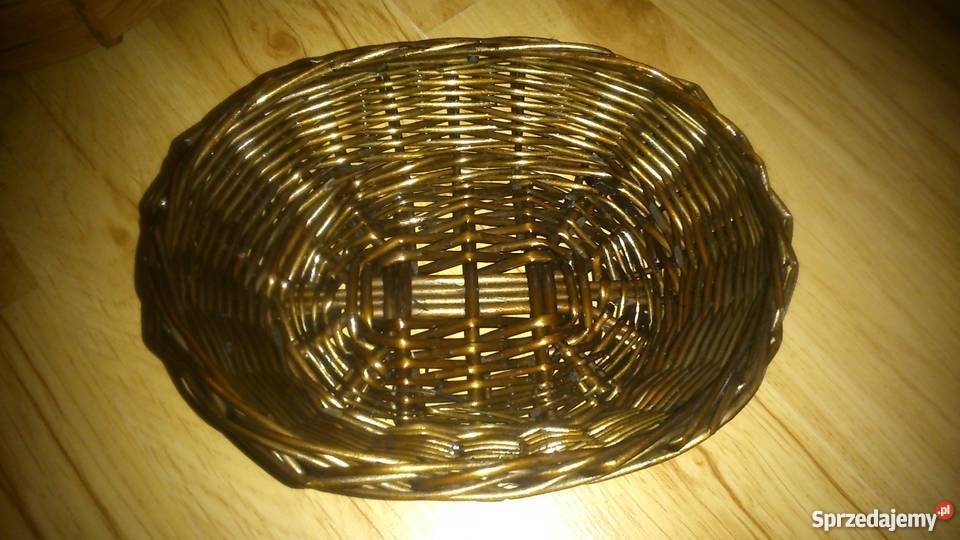 koszyczek wiklinowy płytki Poznań