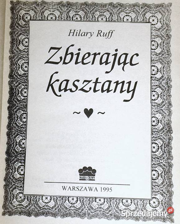 Zbierając kasztany Hilary Ruff Chełm