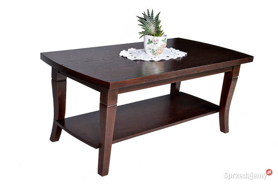 Ława Lite Drewno KLOZE z półką Sosnowiec