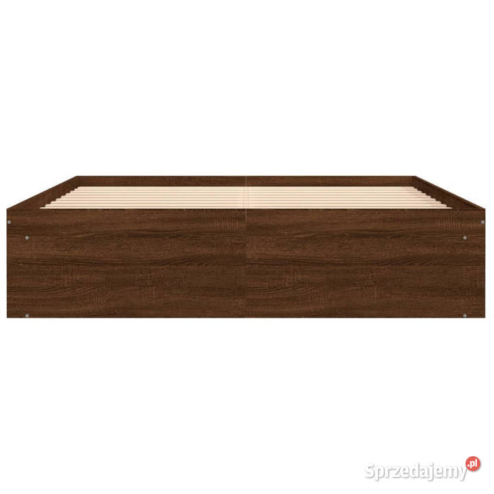 Rama łóżka brązowy dąb 140x190 WM3203907 Łóżka mazowieckie Warszawa