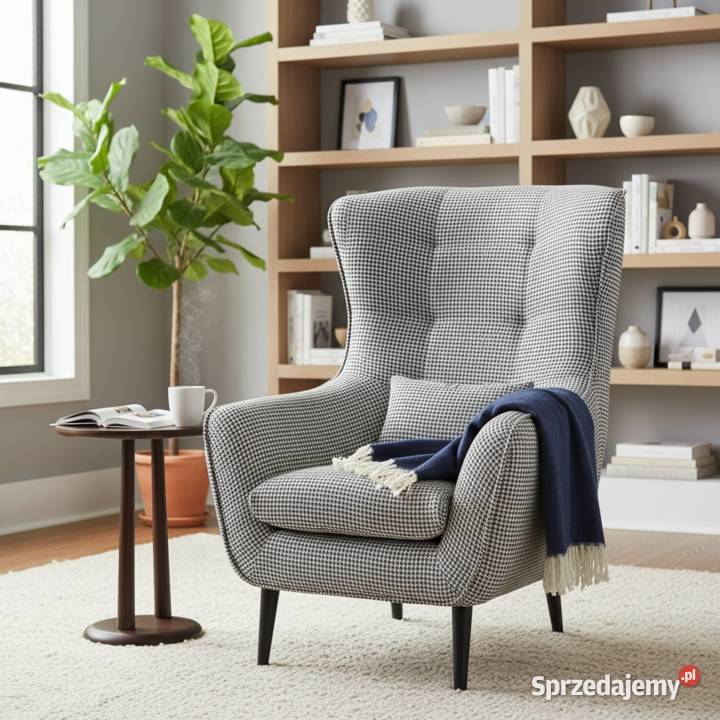 Fotel Lord Wzorzysty Pepitka Dostawa 0 Tarchały Małe
