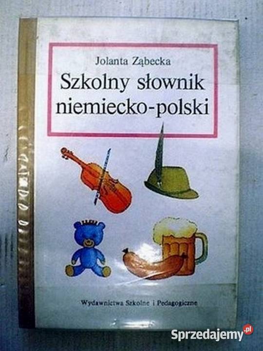 Szkolny słownik niemiecko-polski;  Ząbecka