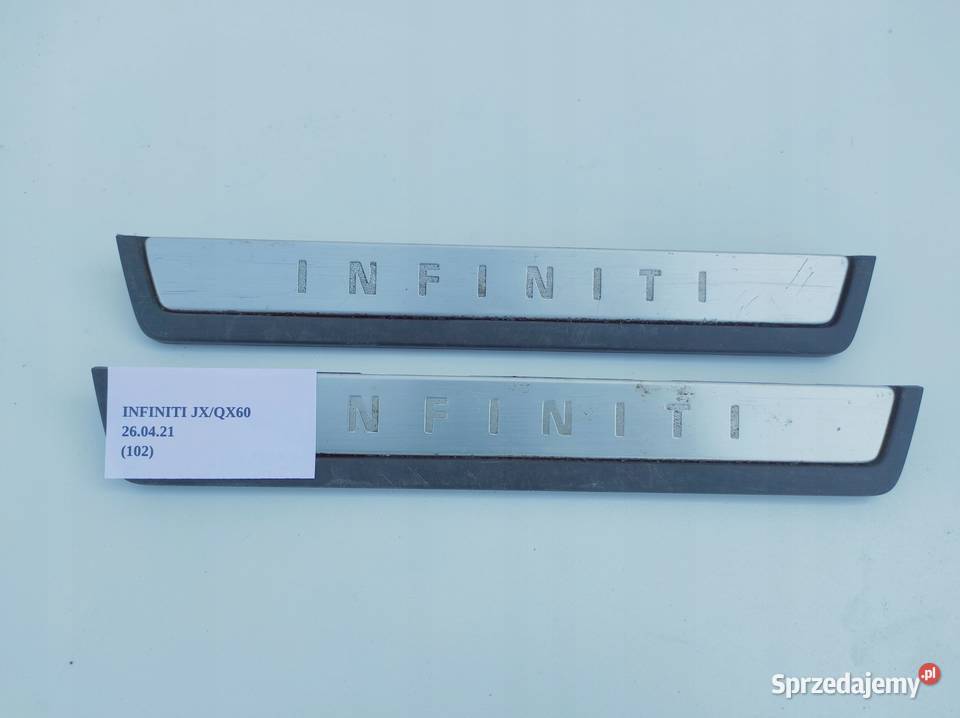 LISTWA PROGU CHROM PRZÓD TYŁ PL INFINITI QX60 JX