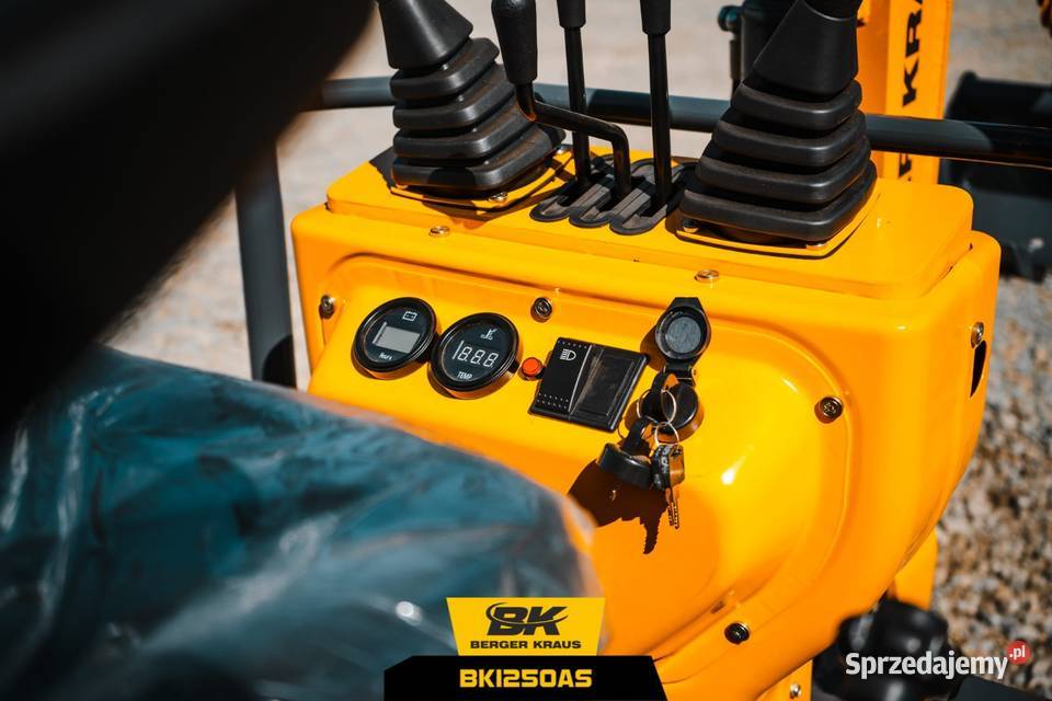 Mini Koparka Berger Kraus BK1250AS silnik KUBOTA Nowy Sącz