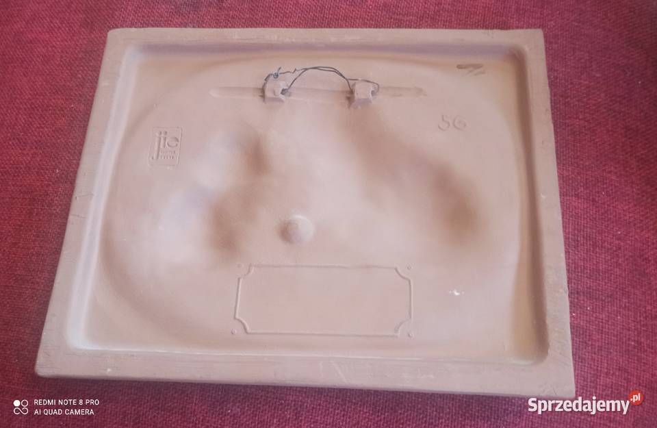 Kafel ceramiczny Jie Gandofta chłopiec z psem Gdańsk