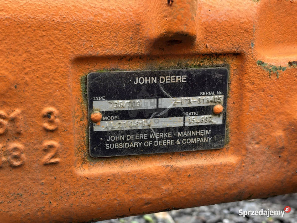 John Deere 6125R 6130R Most Przedni Zwolnica Jastrzębniki sprzedam