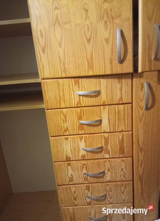 Szafa ubraniowa duża garderoba Szafy, regały, półki