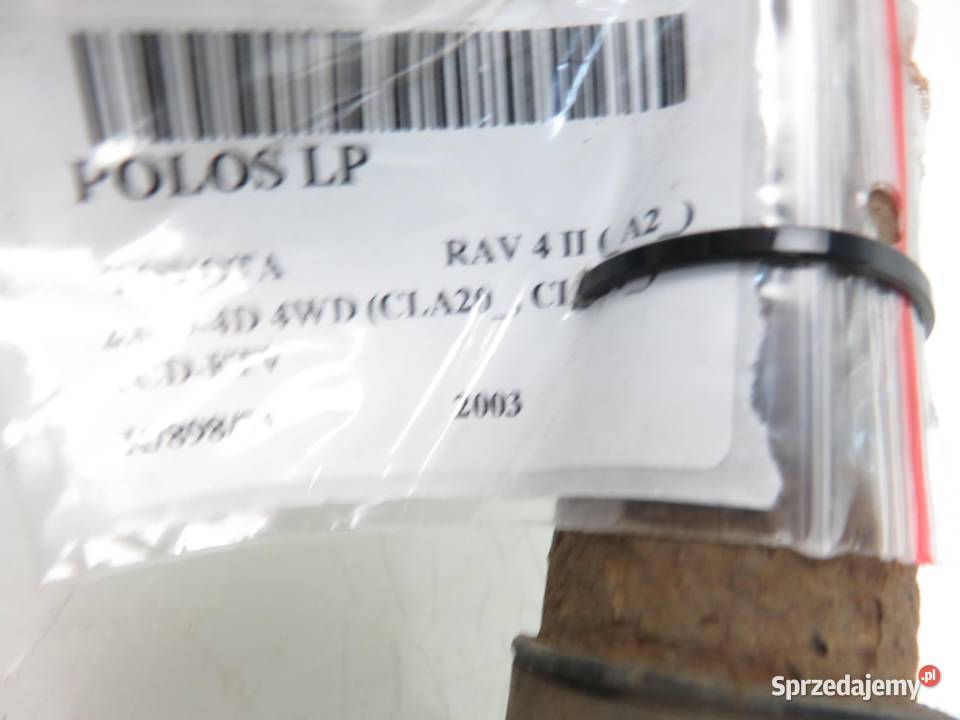 PÓŁOŚ LEWA PRZEDNIA TOYOTA RAV 4 II 20 D4D