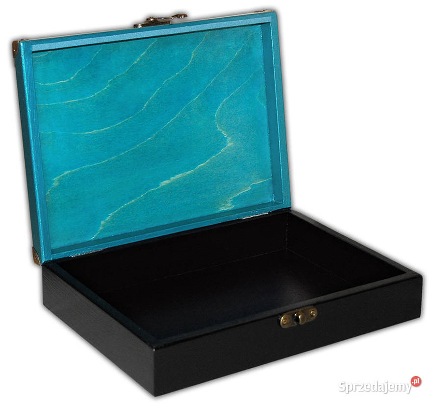 SZKATUŁKA drewniane pudełko KOSMOS metallic wielokolorowy Bydgoszcz