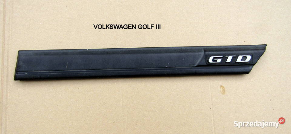 LISTWA BŁOTNIKA TYLNEGO LEWEGO VW GOLF III GTI Mysłaków sprzedam