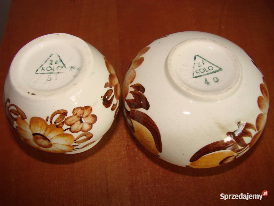 ZF Koło fajansowe wazoniki Pruszcz Gdański