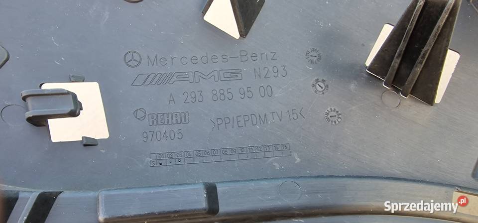 MERCEDES EQC 293 AMG ŚLIZG WZMOCNIENIE ZDERZAKA lubuskie Bieleń