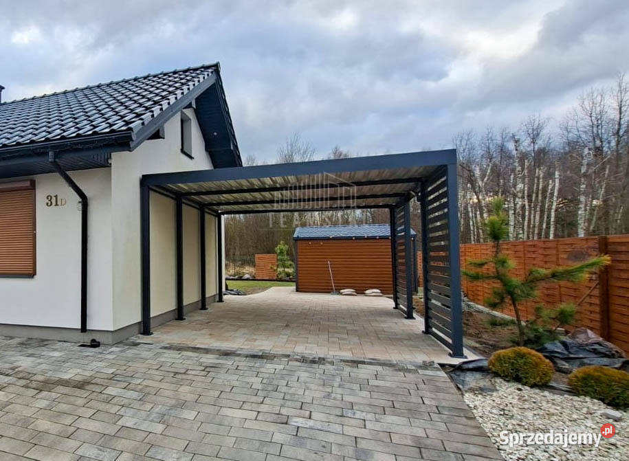 Carport PREMIUM Wiata samochodowa 4x5m dodatkowa Niepołomice