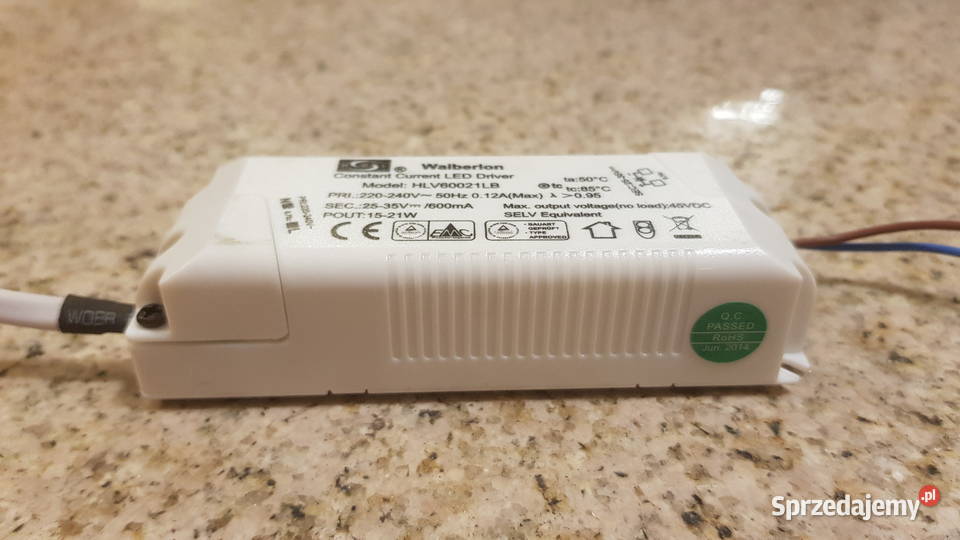 Zasilacz LED DRIVER Waiberlon HLV60021LB NOWY