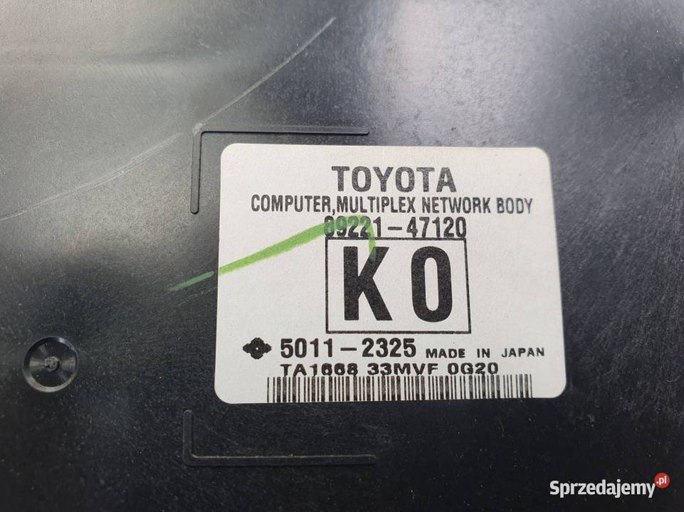 MODUŁ TOYOTA PRIUS III 8922147120 Lipno sprzedam