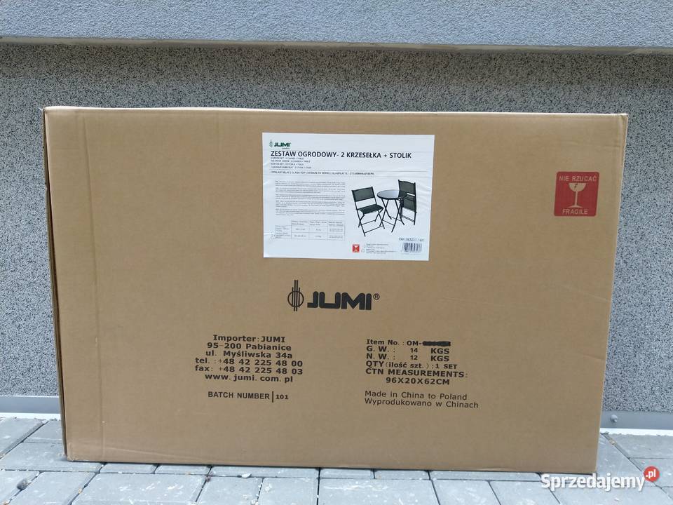 NAJTANIEJ Zestaw Mebli Balkonowych Tarasowych Zabrze sprzedam