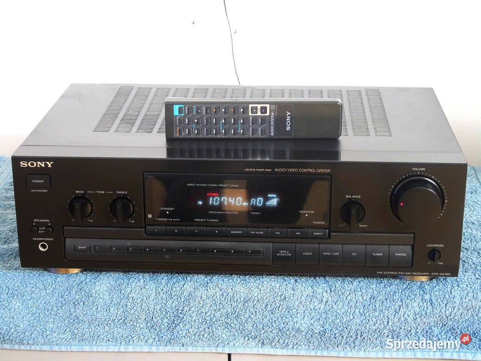 Amplituner Sony STRGX 390 pilot mocny i sprawny Elektronika Jasło