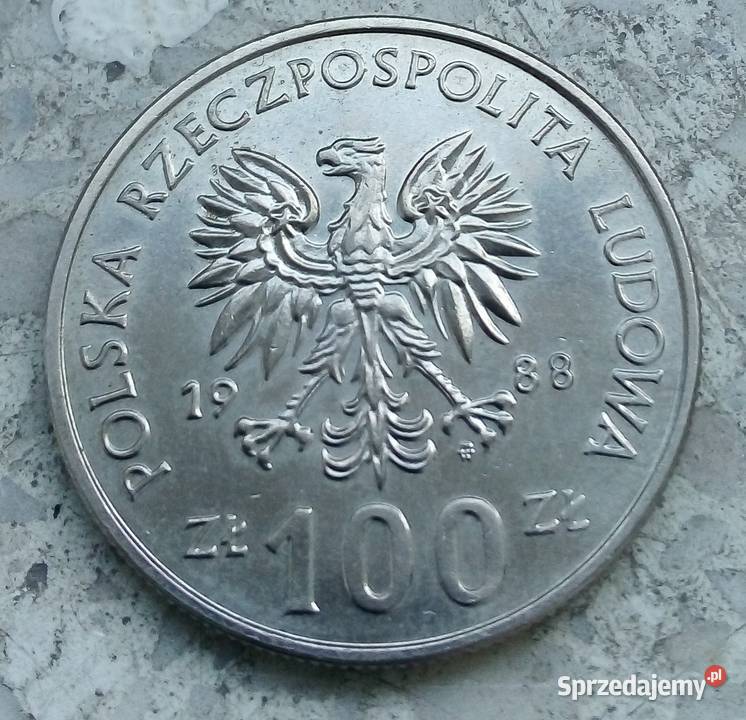 POLSKA 100 1988 r JADWIGA sprzedam