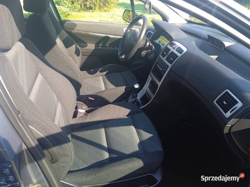 Peugeot 307 16 BenzynaKlimatyzacja210Prrzebieg tempomat Łagów