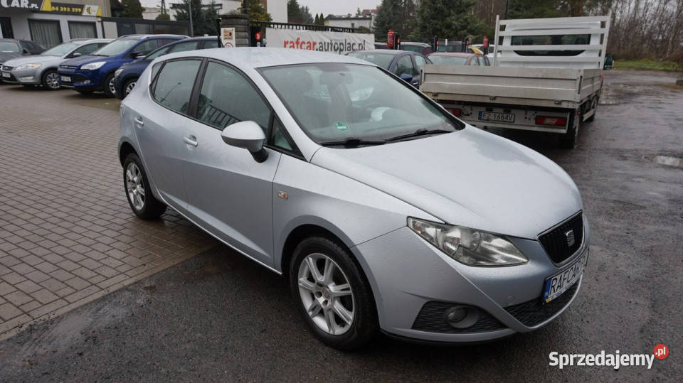 Seat Ibiza z Niemiec Gwarancja IV 2008 srebrny Zielona Góra