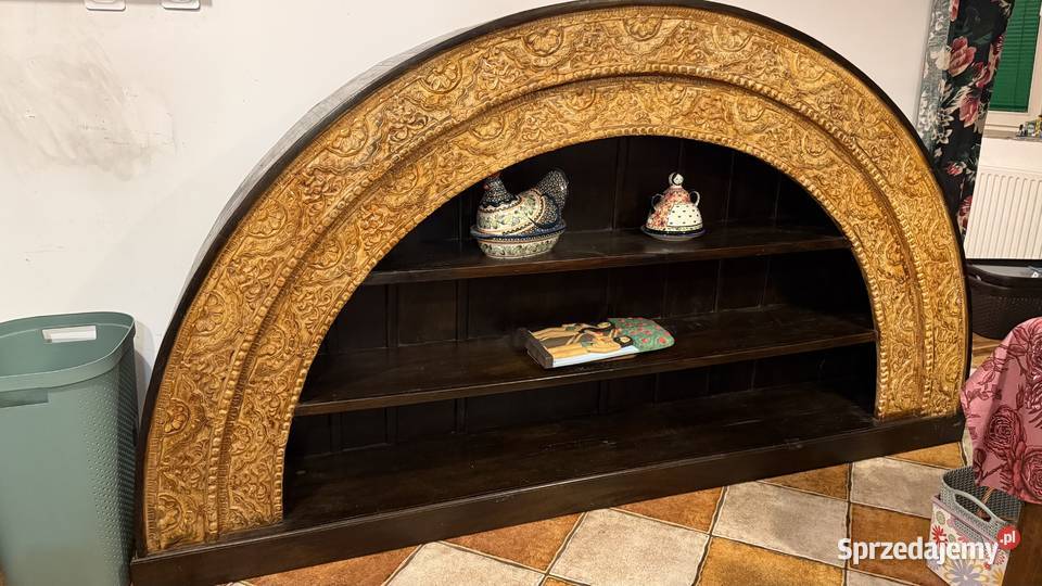 Biblioteczka drewniana kolonialna Warszawa sprzedam