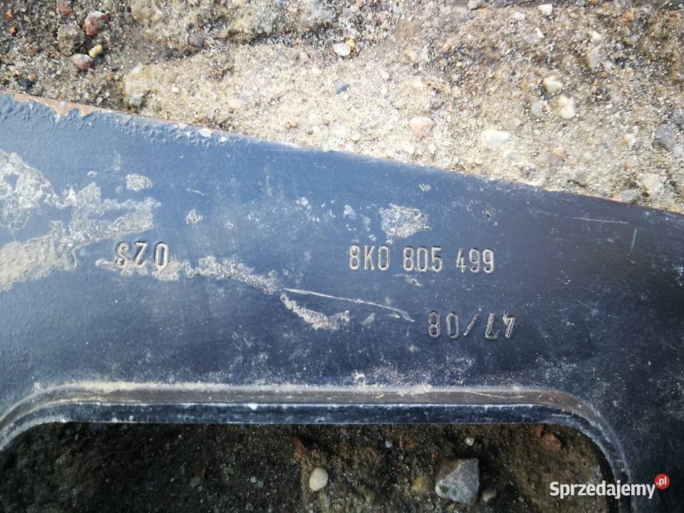 Płyta ustalająca belki a4 b8 a5 8t0 8k0805500 części blacharskie Międzychód