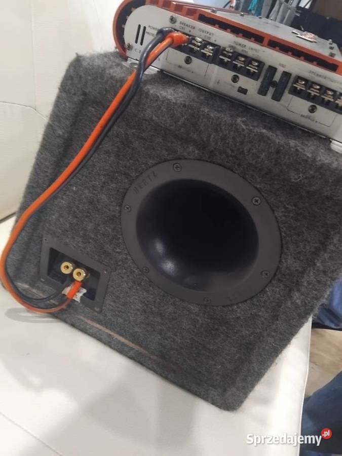 Subwoofer tuba wzmacniacz car audio Crunch Jbl Konina
