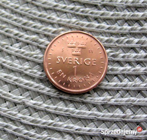 Szwecja 1 Korona 2016r wielkopolskie Kalisz