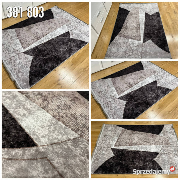 NOWOCZESNY DYWAN 130X190 PRINT 381803 CIENKI Dywany Białystok
